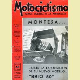 MOTOCICLISMO Nº 68 1954