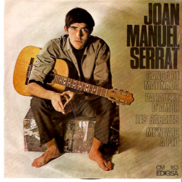 EP JOAN MANUEL SERRAT  - CANÇO DE MATINADA