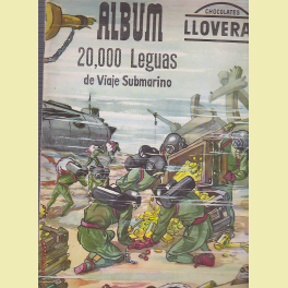 Album completo 20.000 Leguas de Viaje Submarino  Lloveras 
