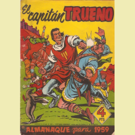 EL CAPITAN TRUENO ALMANAQUE 1959