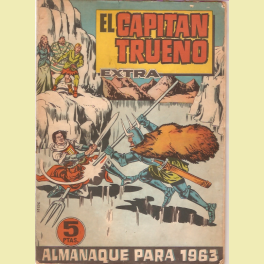 EL CAPITAN TRUENO EXTRA ALMANAQUE 1963