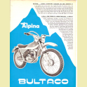 FOLLETO PUBLICITARIO BULTACO ALPINA 1971