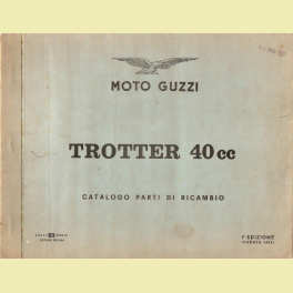 CATALOGO DESPIECE MOTO GUZZI TROTTER 40 1966