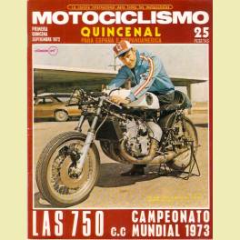 REVISTA MOTOCICLISMO SEPTIEMBRE 1971