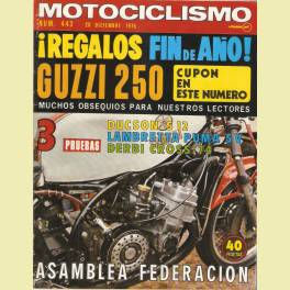 REVISTA MOTOCICLISMO DICIEMBRE 1975