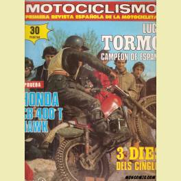 REVISTA MOTOCICLISMO Nº 532 1977 PRUEBA HONDA CB 400 T 