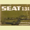 MANUAL USUARIO ORIGINAL SEAT 131