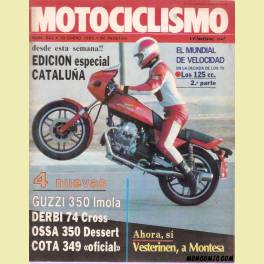 REVISTA MOTOCICLISMO Nº642 ENERO 1980
